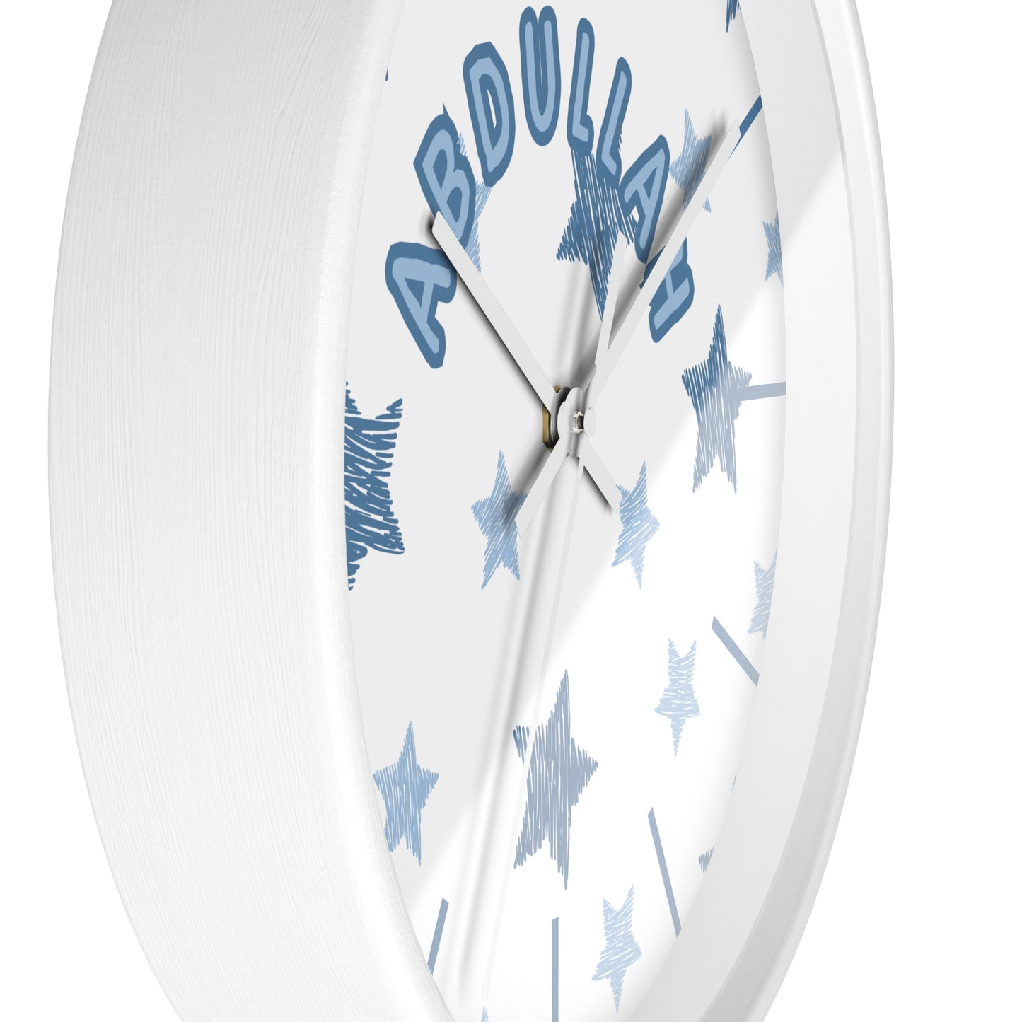 Custom Islamic Wall Clock for Kids - Personalized Name - Muslim Home Decor