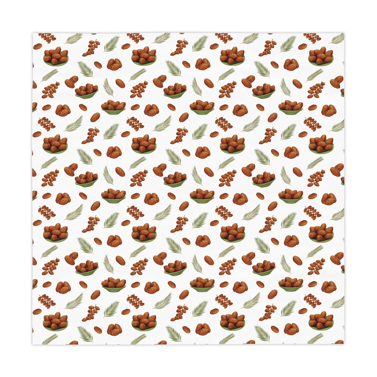 Ramadan Date-Themed Tablecloth - Islamic Cozy Design - Festive Iftar & Suhur Decor