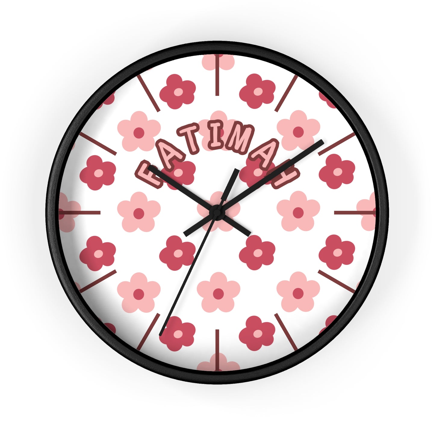 Custom Islamic Wall Clock for Kids - Personalized Name - Muslim Home Decor