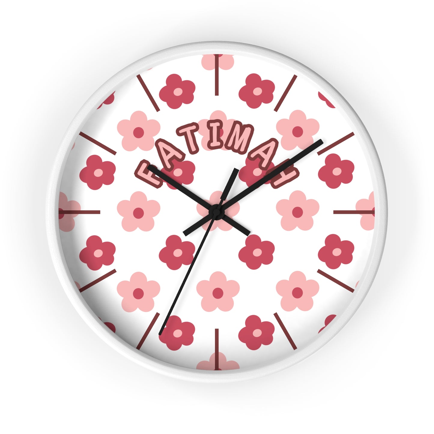 Custom Islamic Wall Clock for Kids - Personalized Name - Muslim Home Decor