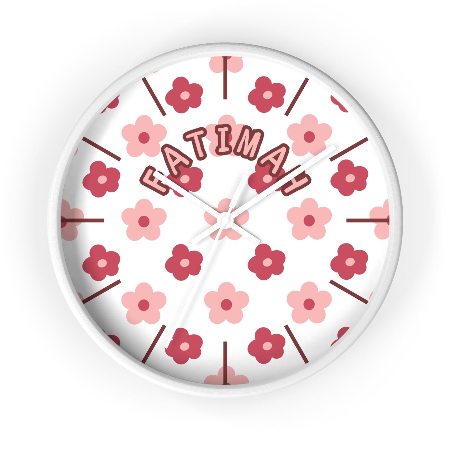 Custom Islamic Wall Clock for Kids - Personalized Name - Muslim Home Decor