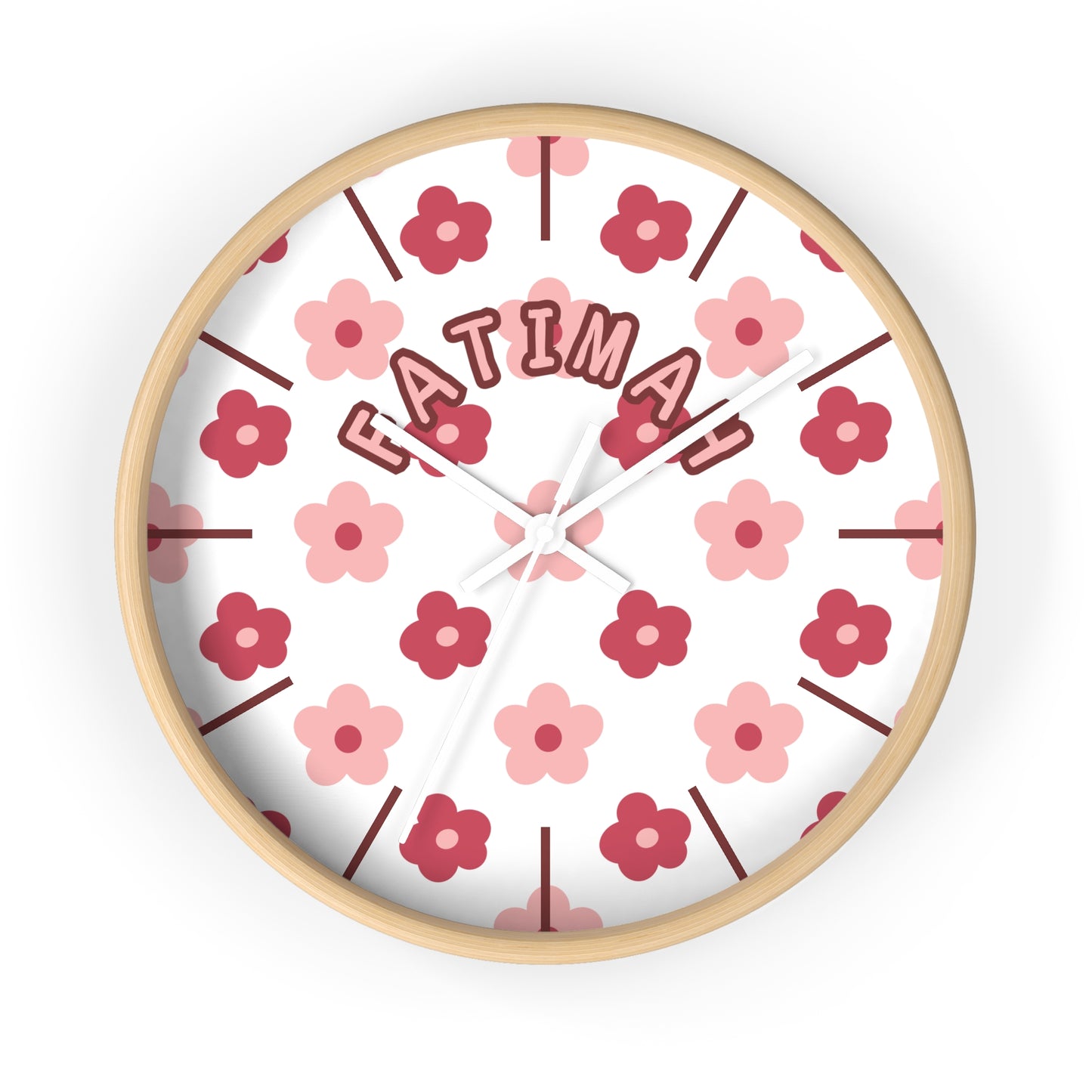 Custom Islamic Wall Clock for Kids - Personalized Name - Muslim Home Decor