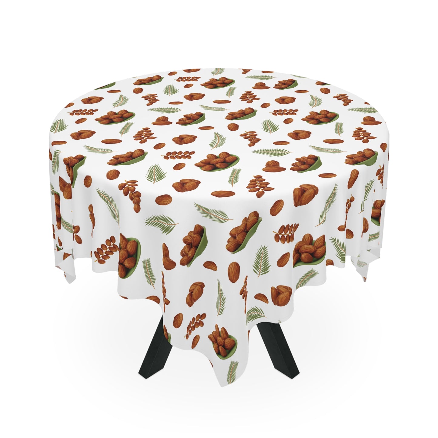 Ramadan Date-Themed Tablecloth - Islamic Cozy Design - Festive Iftar & Suhur Decor