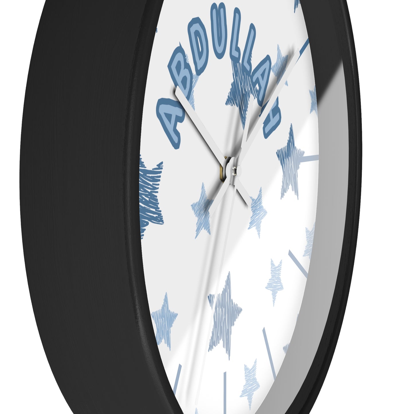 Custom Islamic Wall Clock for Kids - Personalized Name - Muslim Home Decor