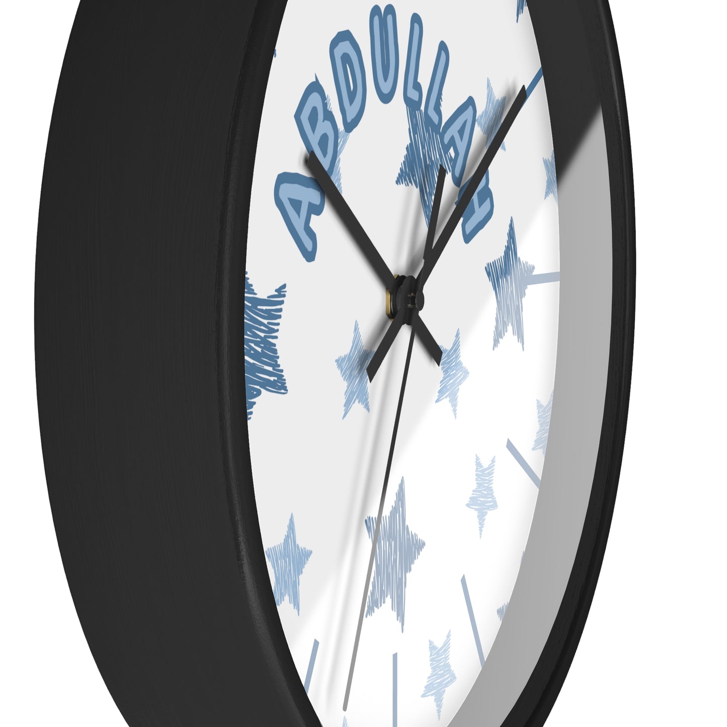 Custom Islamic Wall Clock for Kids - Personalized Name - Muslim Home Decor