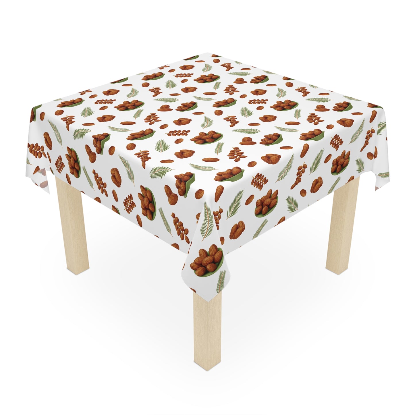 Ramadan Date-Themed Tablecloth - Islamic Cozy Design - Festive Iftar & Suhur Decor
