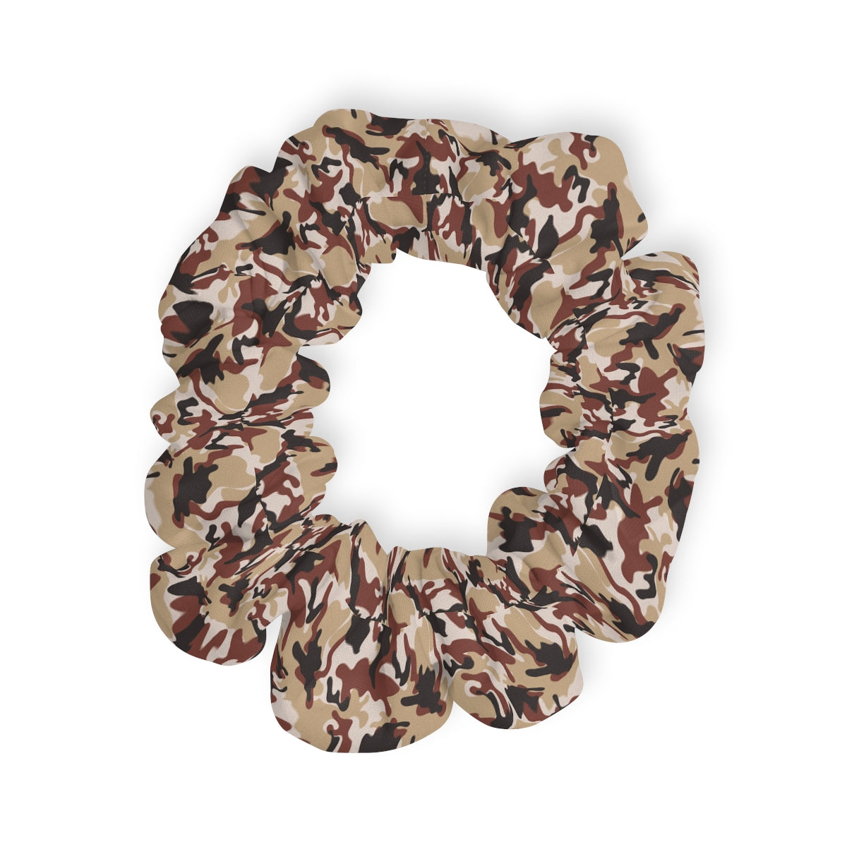 Camouflage Scrunchie - 7 Camo Colors - Soft, Stretchy & Stylish