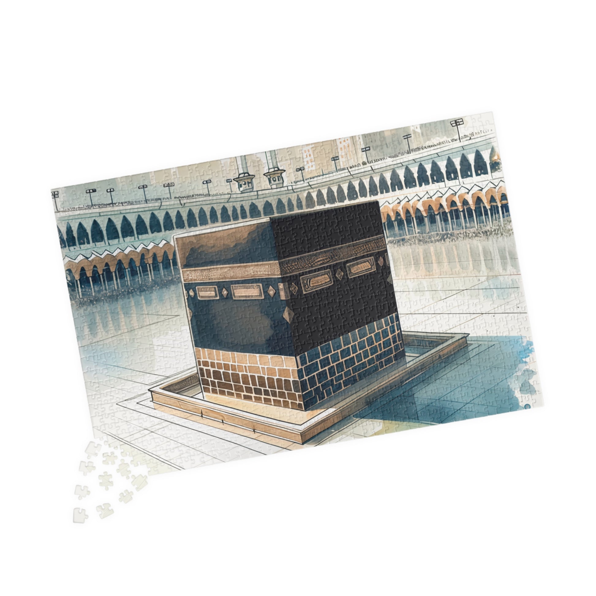 Islamic Puzzle with Kabah Illustration 1014 Pieces