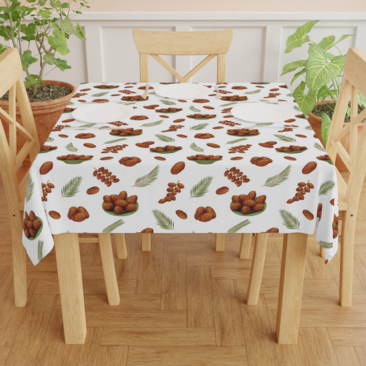 Ramadan Date-Themed Tablecloth - Islamic Cozy Design - Festive Iftar & Suhur Decor