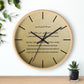 Islamic Wall Clock with Surah al-'Asr - Islamic Home Decor