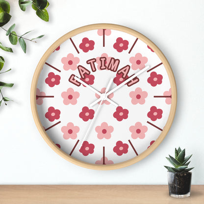 Custom Islamic Wall Clock for Kids - Personalized Name - Muslim Home Decor