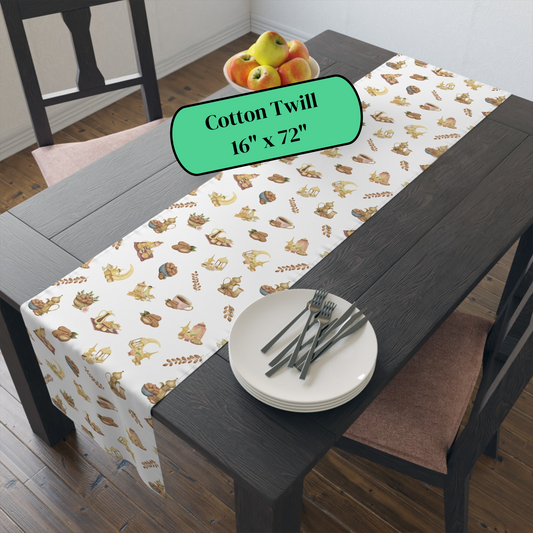 Ramadan Table Runner - Islamic Cozy Design - Festive Iftar & Suhur Decor