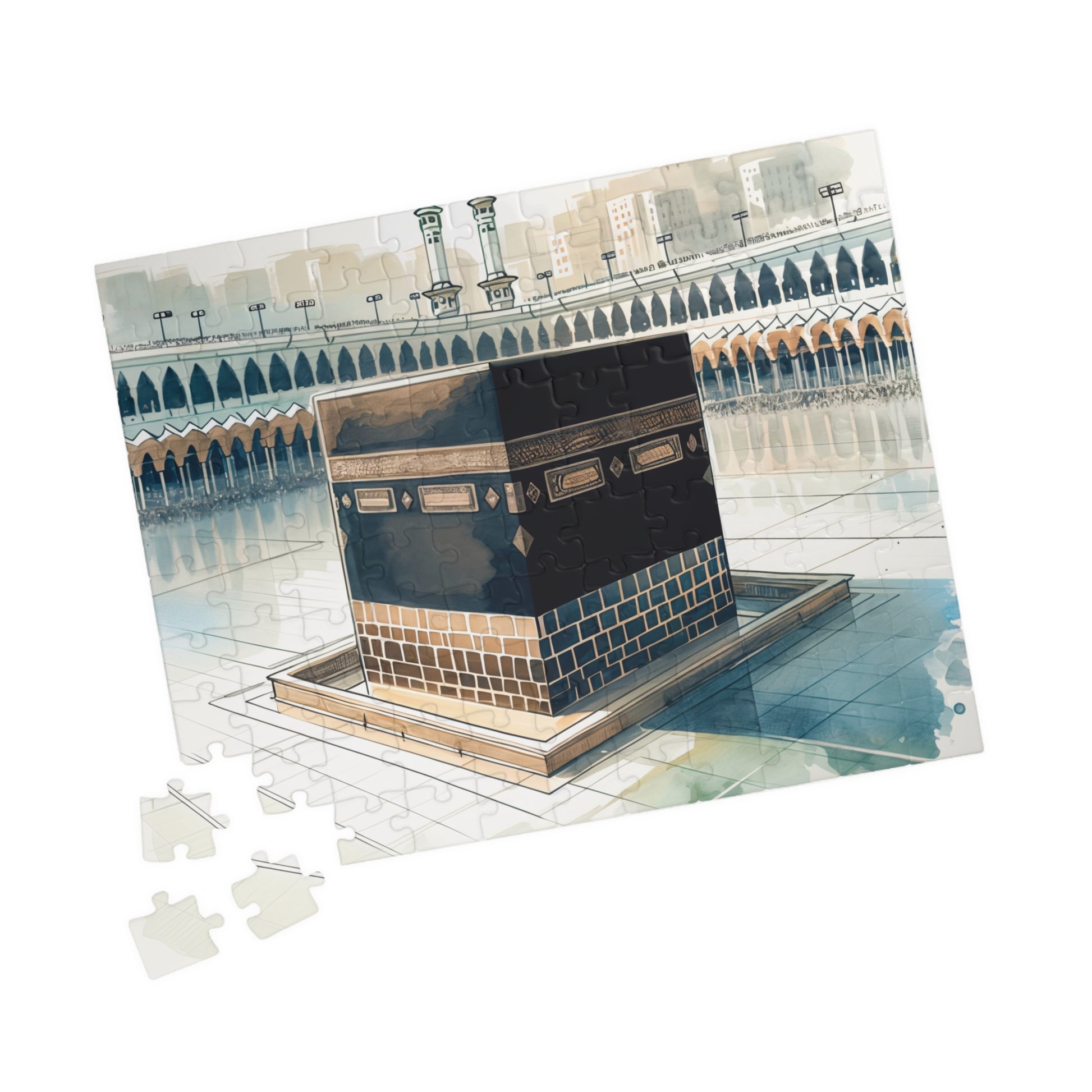 Islamic Puzzle with Kabah Illustration 110 Pieces 