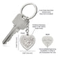 Personalized Map Keychain – Mark Your Special Day – First Meeting, Nikah, or Waleemah