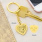Personalized Map Keychain – Mark Your Special Day – First Meeting, Nikah, or Waleemah